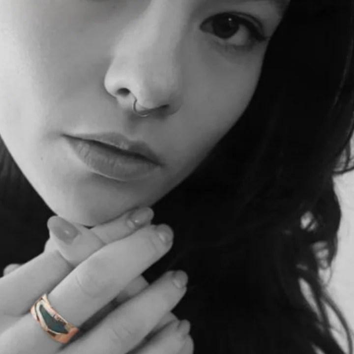 Palestine map ring. Great with a kuffiyeh. Handmade and fair trade