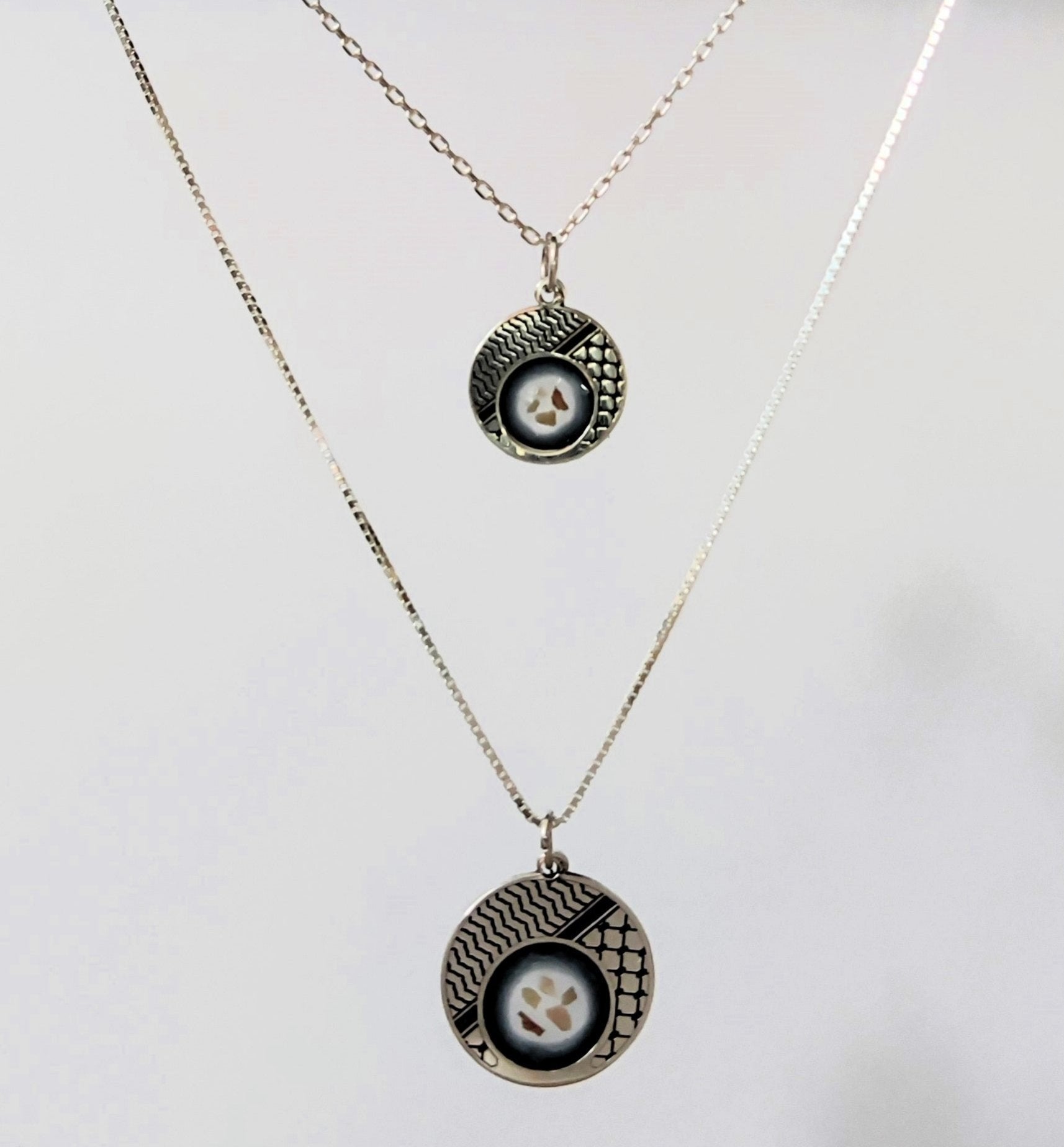 Kufiyyeh Twin Necklace