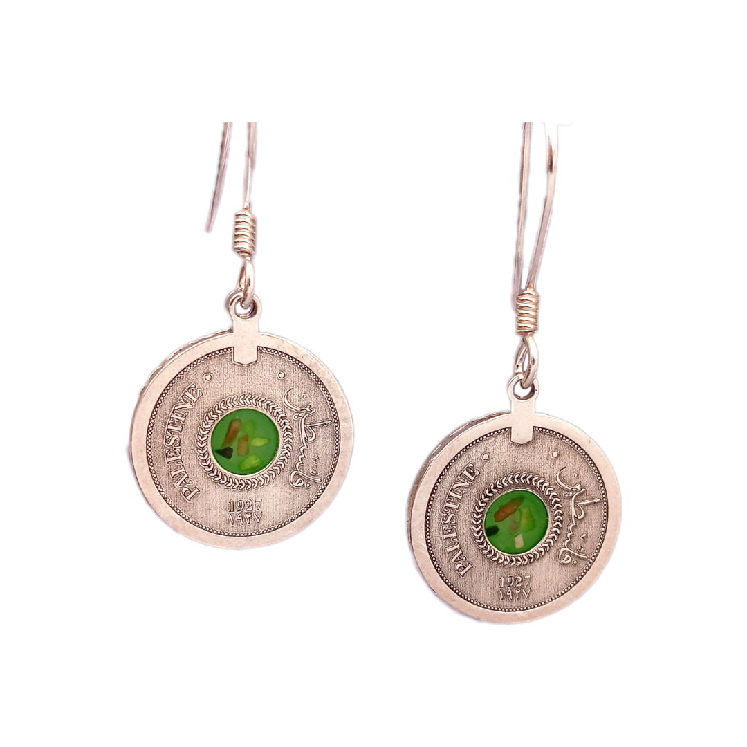 Palestine Coin Earrings