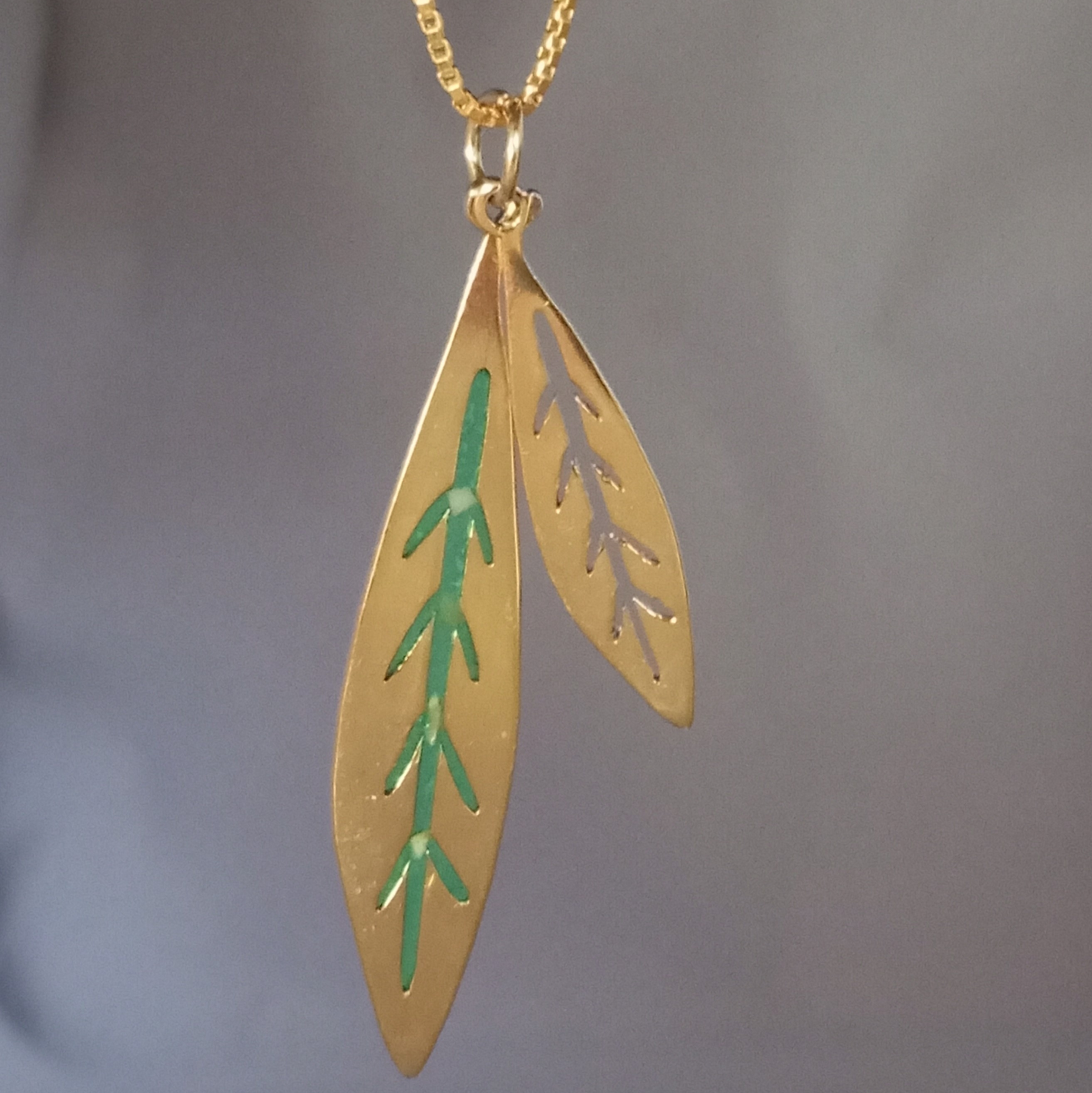 Olive Leaf Necklace