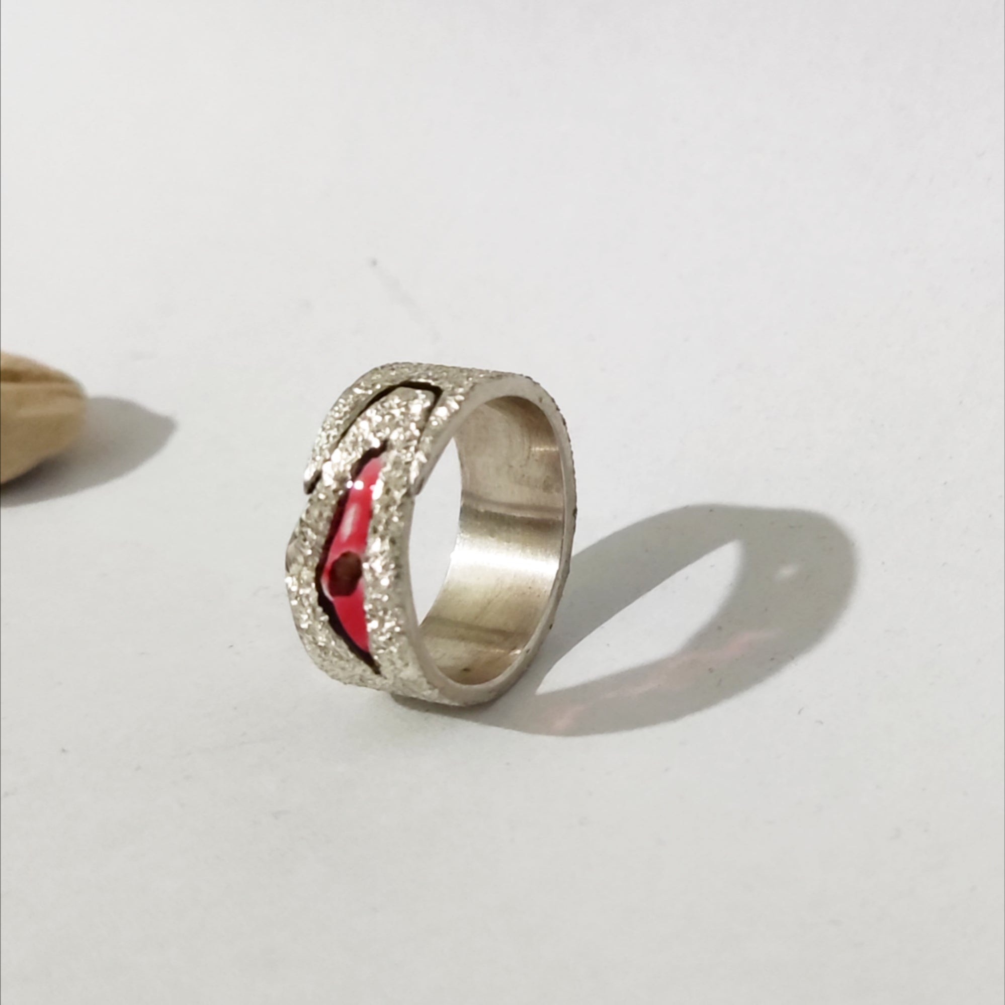 Palestine Map Ring (Sand finish)