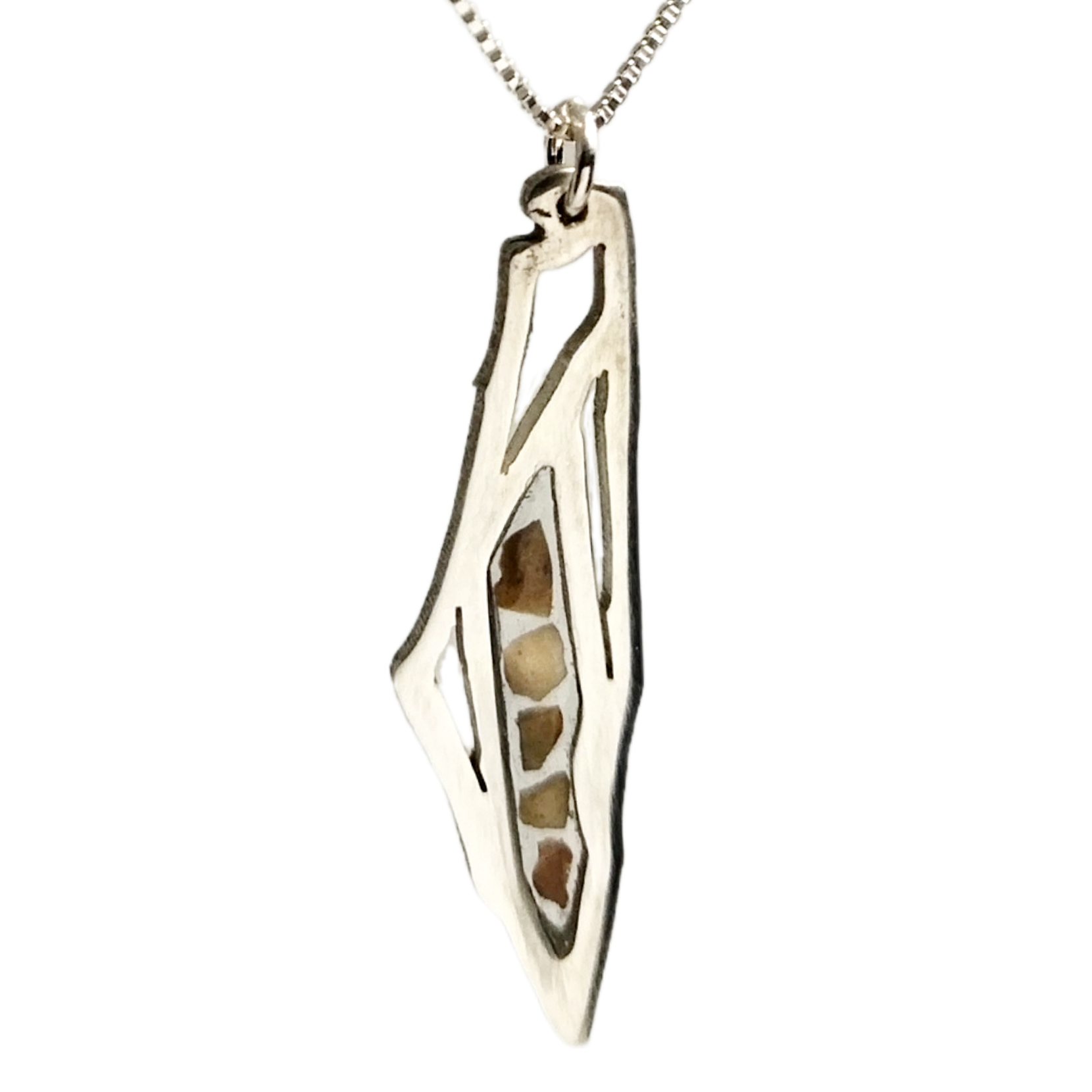 Palestine Map Necklace