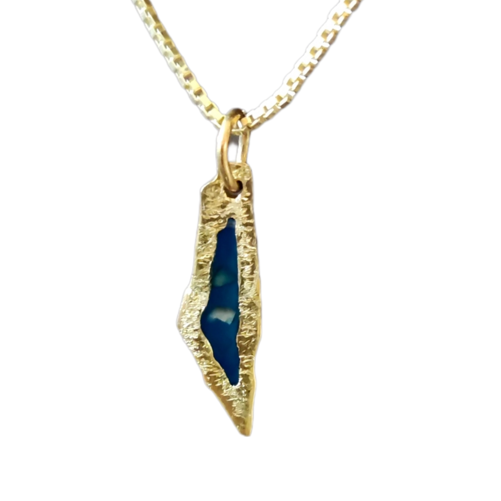 Palestine Mini Map Necklace