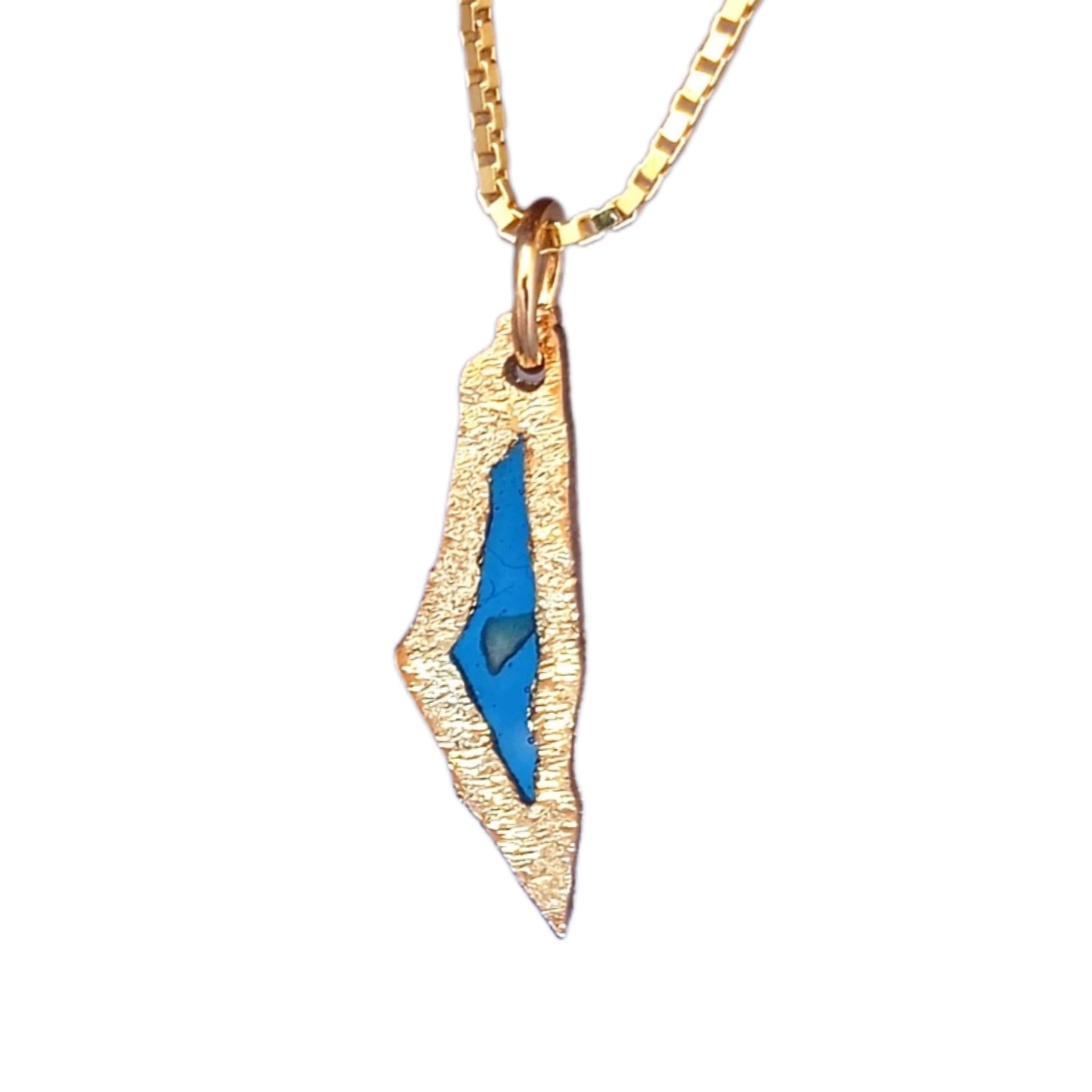 Palestine Mini Map Necklace