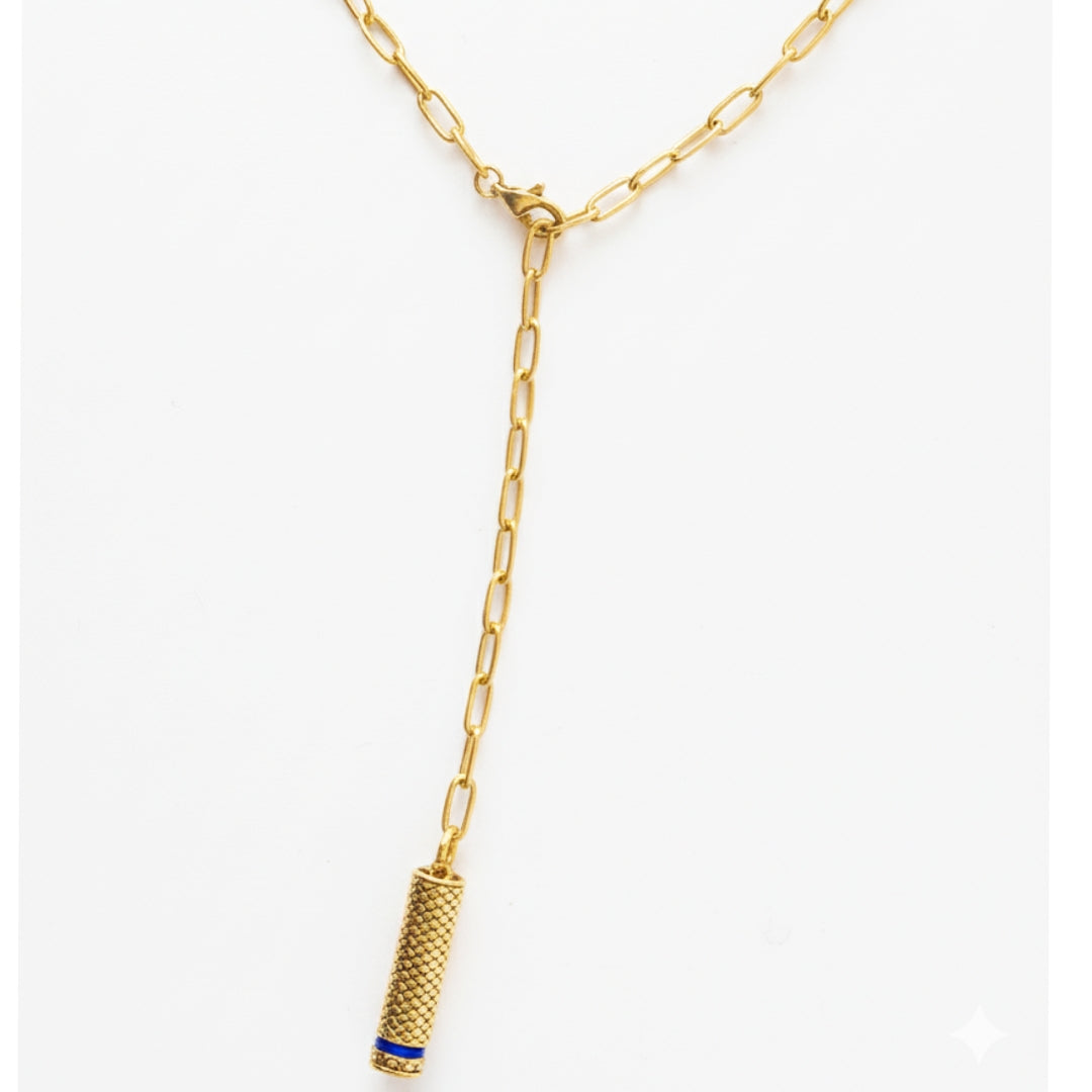 Mini Round Kufiyyeh with a Clip Chain