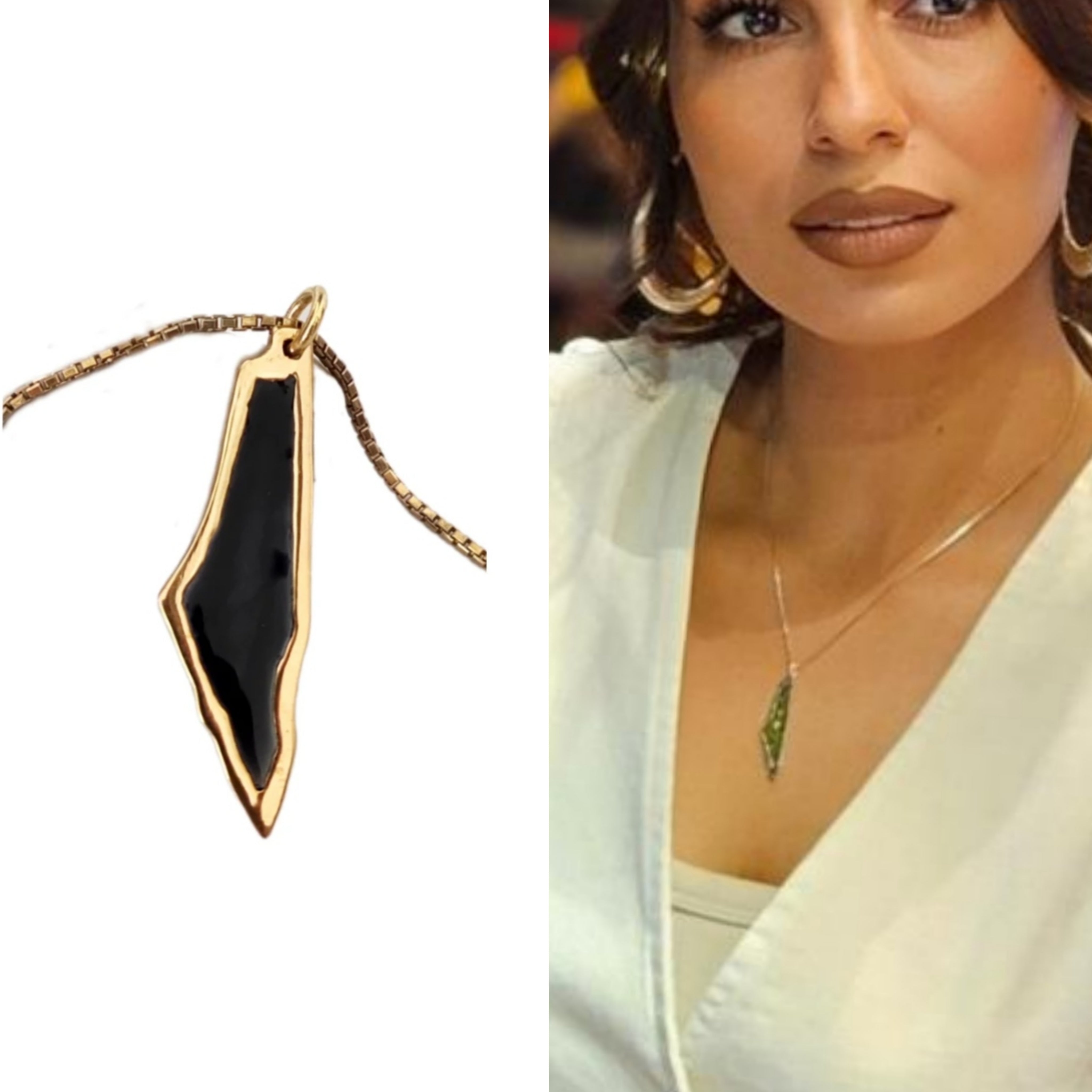 The Map Necklace. Frame