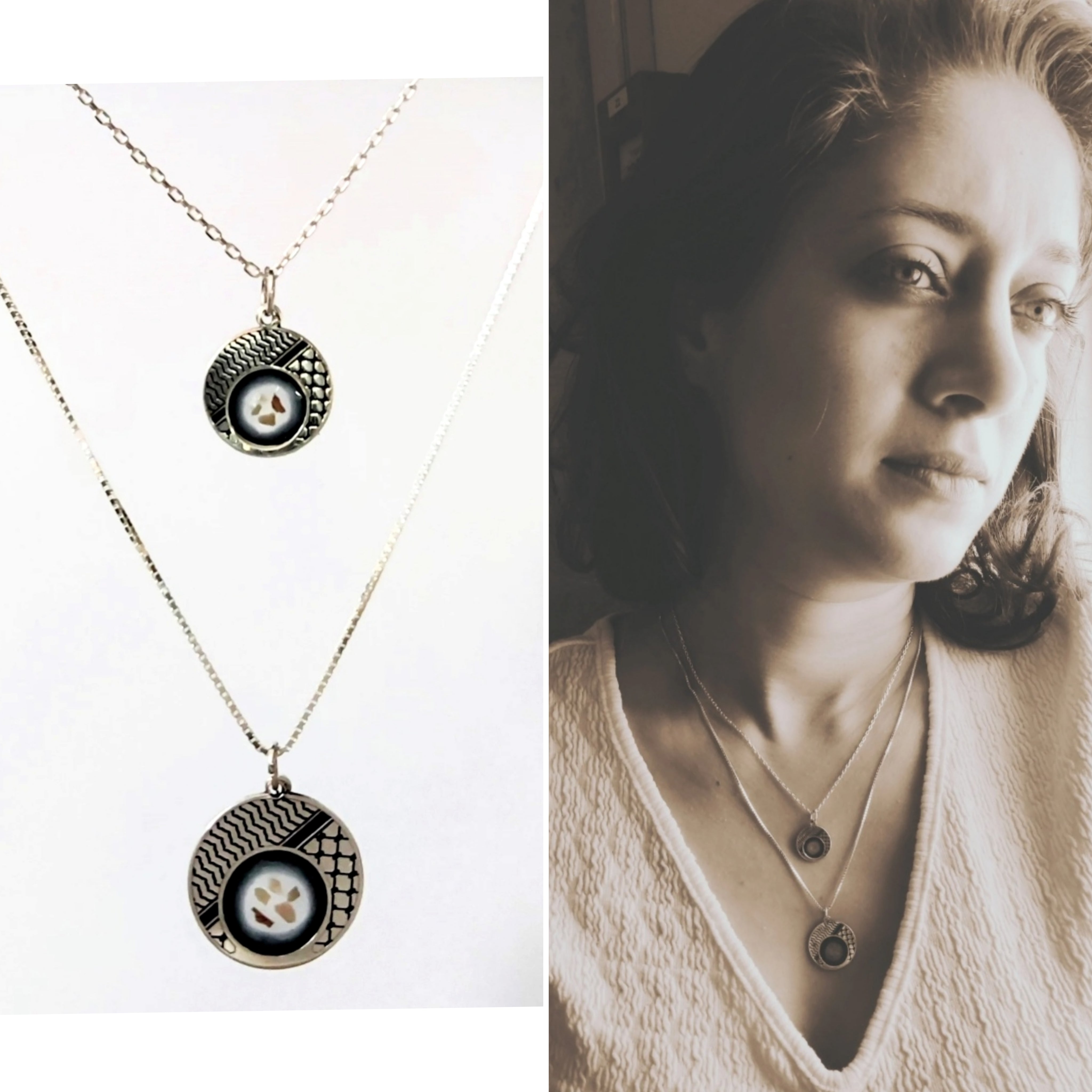 Kufiyyeh Twin Necklace