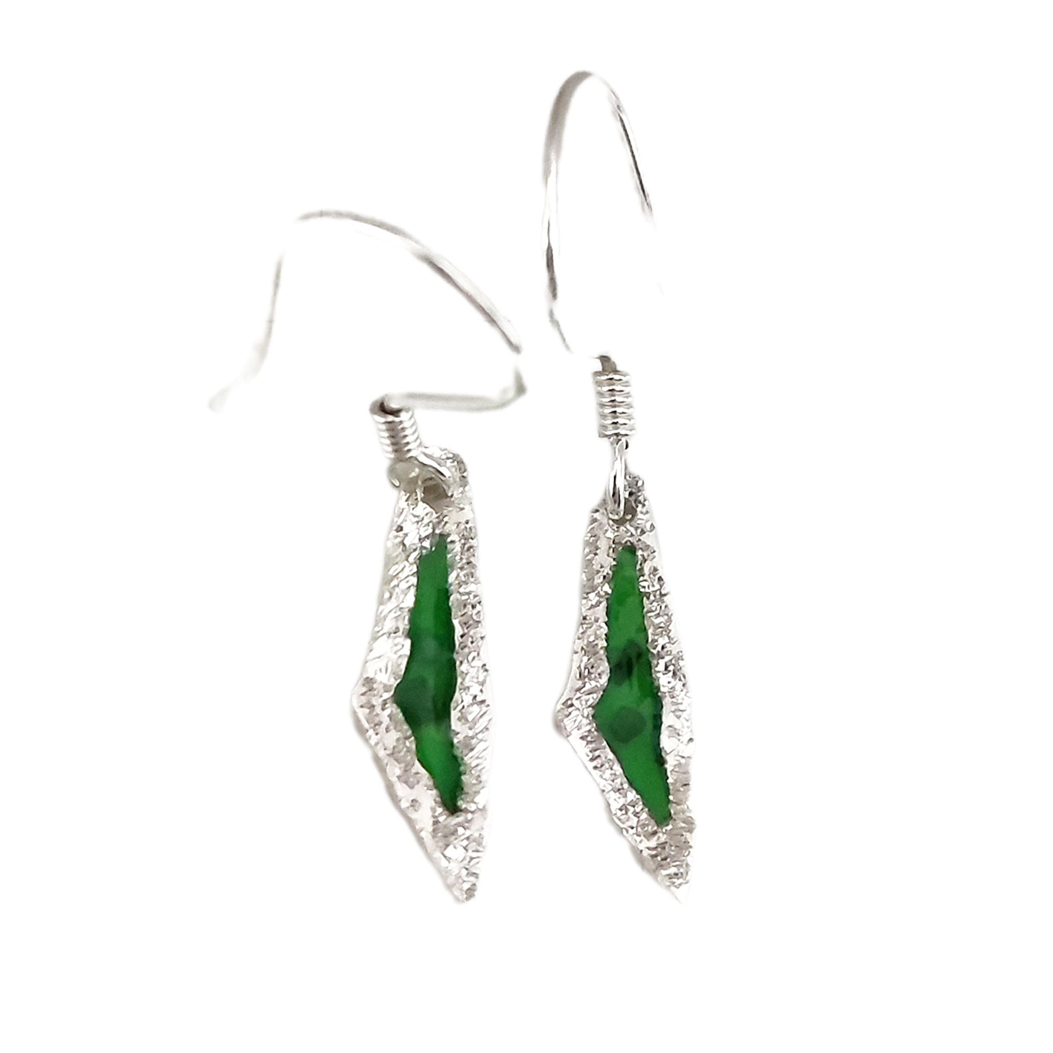Gold plated silver Palestine Map Earrings, handmade Palestinian jewelry