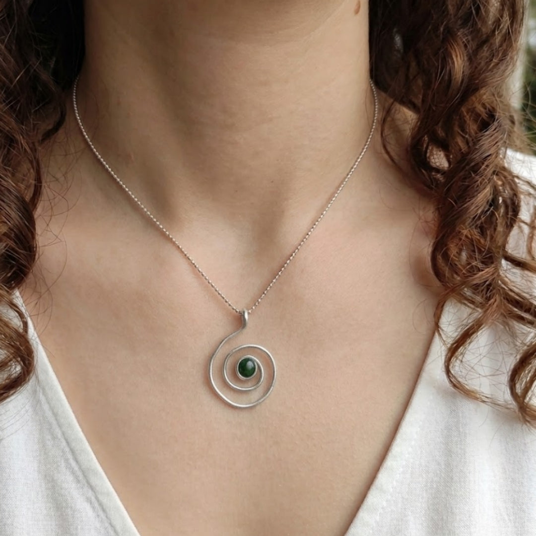 Handmade sterling silver. Solidarity necklace handmade in Palestine. Palestinian Brand. 
